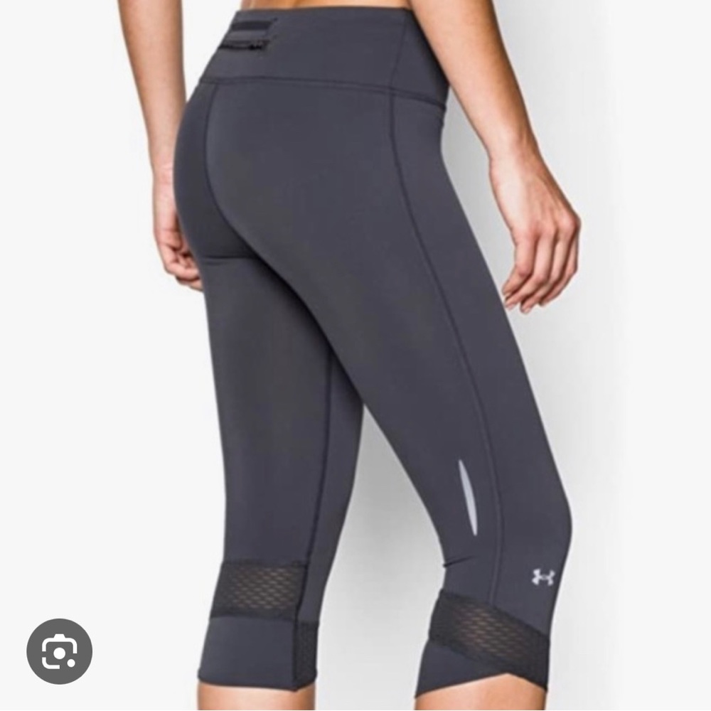 Under Armour Heatgear Compression Cropped Leggings Medium